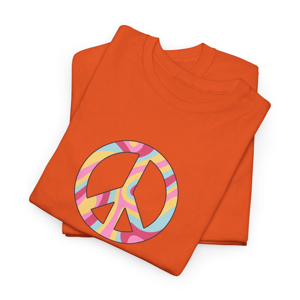 Peace Sign Tie-Dye T-Shirt - Heat Mess
