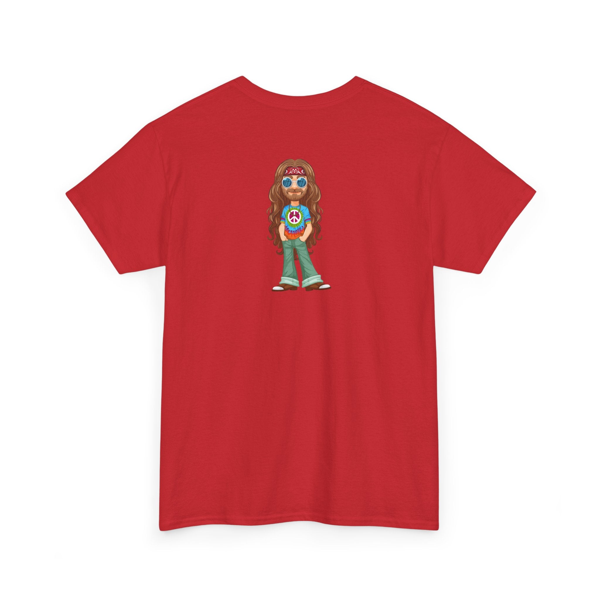 Tie-Dye Hippie Character T-Shirt - Heat Mess