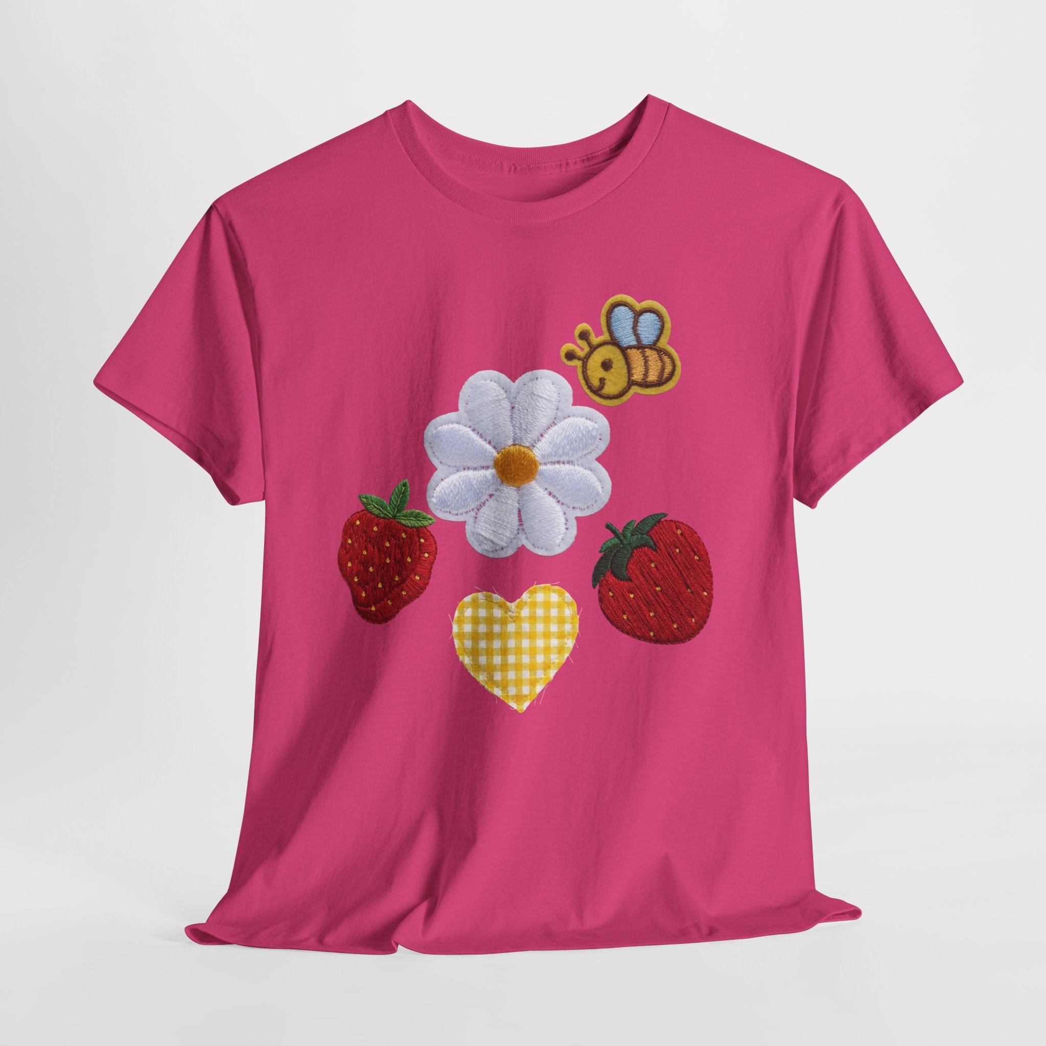 Strawberry Bee Daisy T-Shirt - Heat Mess