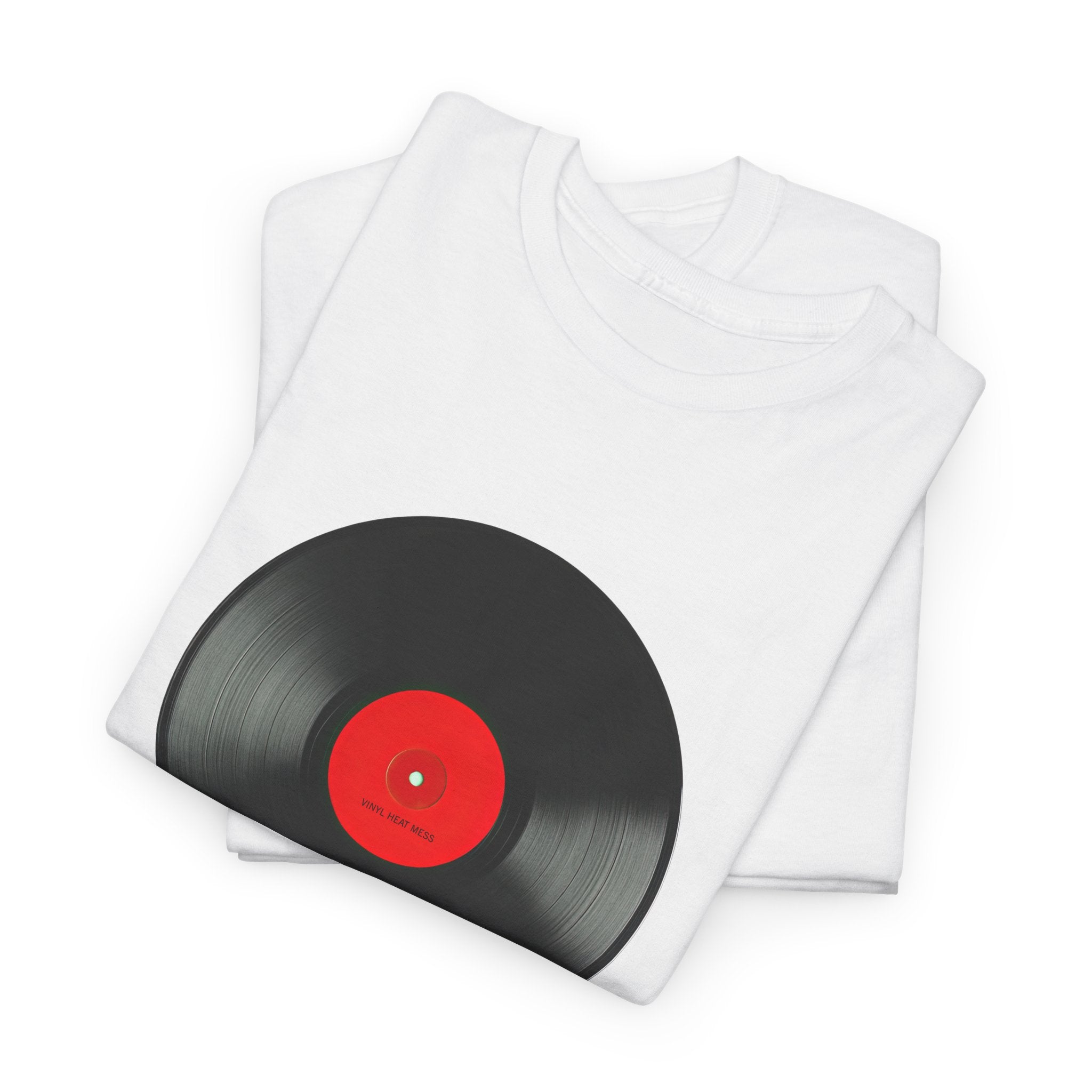 Vinyl Record T- Shirt - Heat Mess