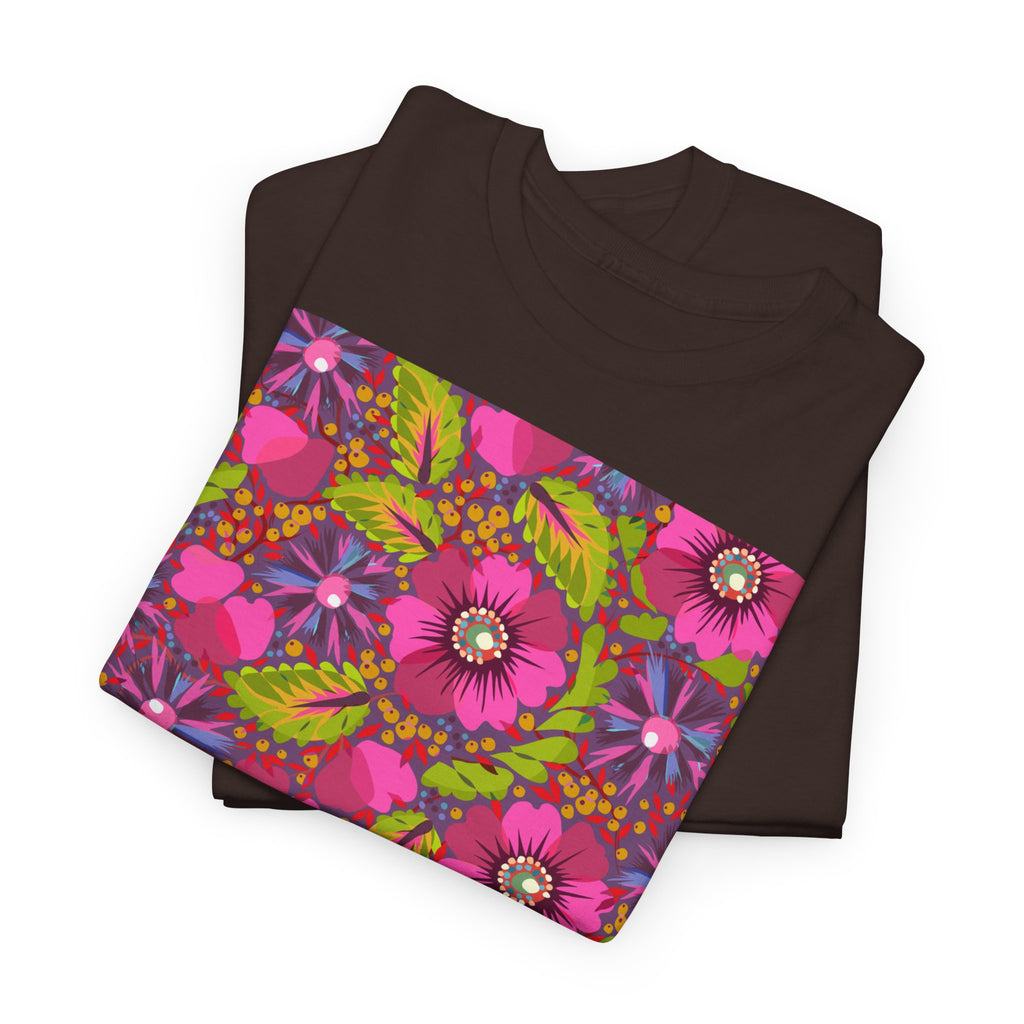 Floral Burst Tee Wildflowers T-Shirt - Heat Mess