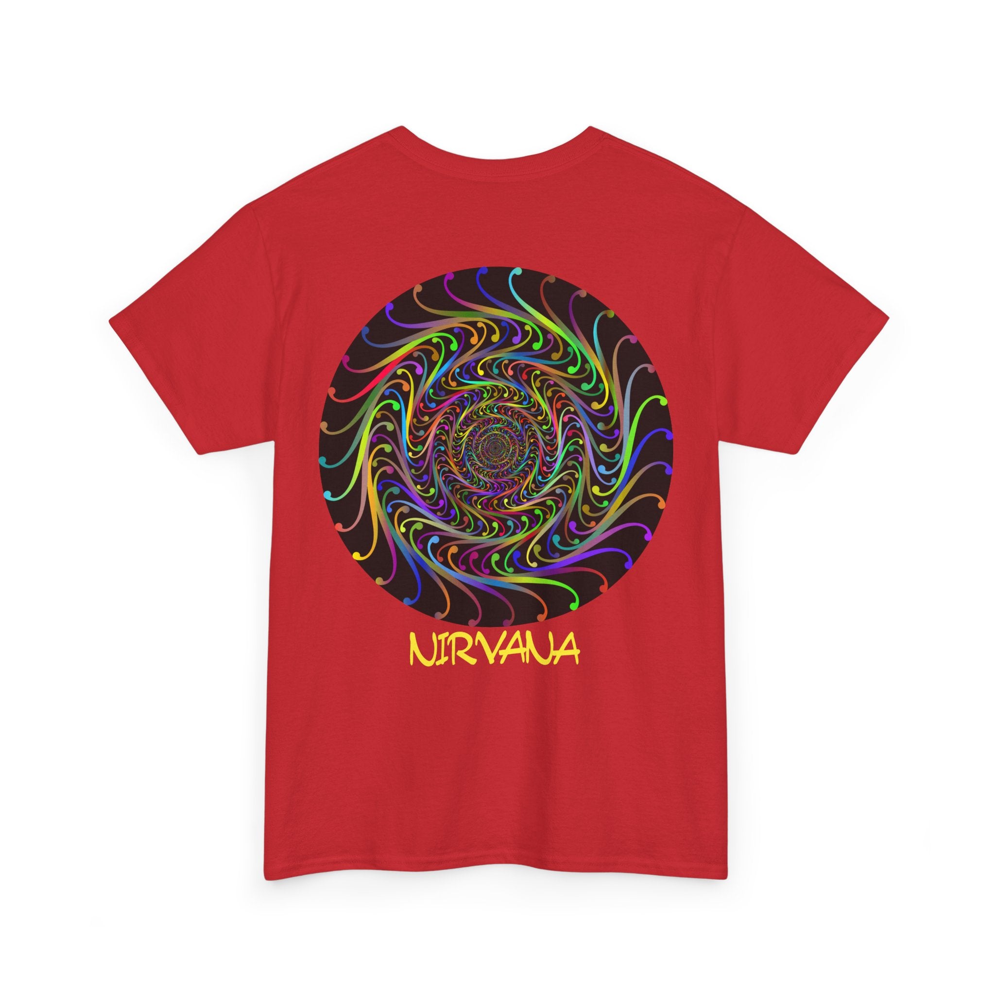 Psychedelic Spiral Back T-Shirt - Heat Mess