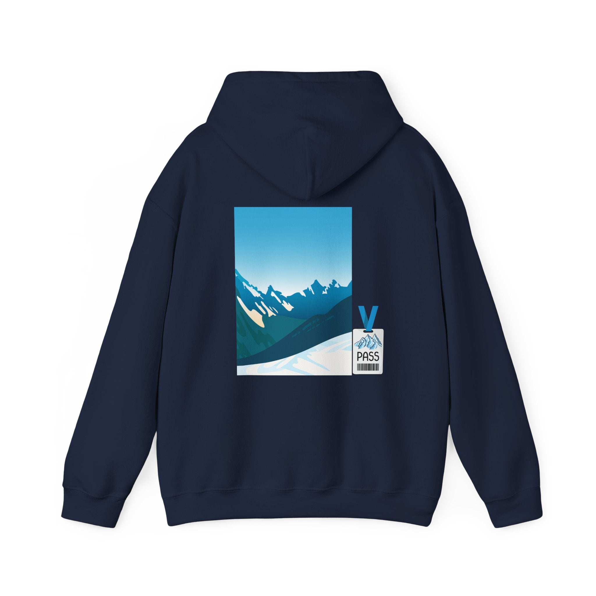 Ski Pass Mountain Hoodie - Heat Mess