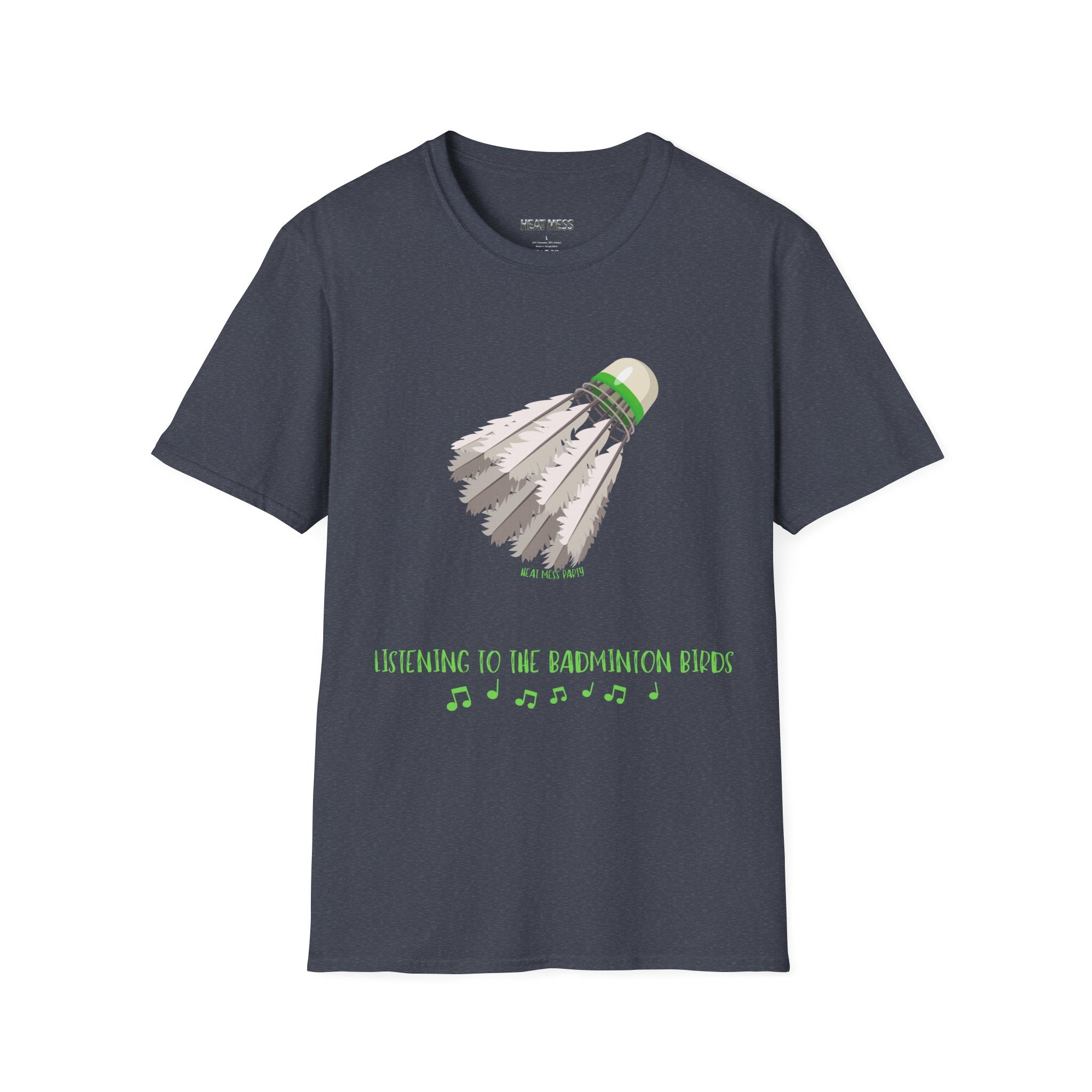 Badminton Shuttlecock T-Shirt - Heat Mess