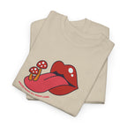 Red Lips & Mushroom Tongue T-Shirt