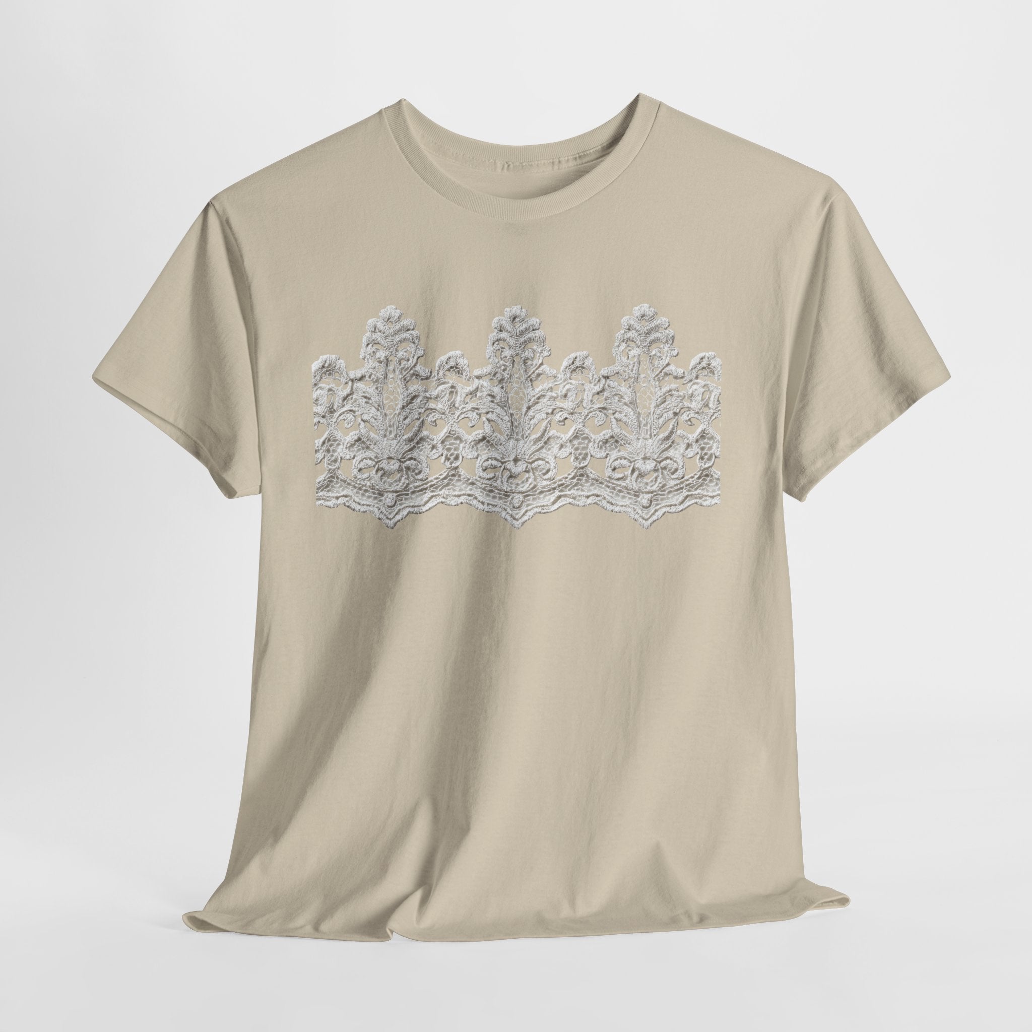 Floral Lace Crown T-Shirt - Heat Mess