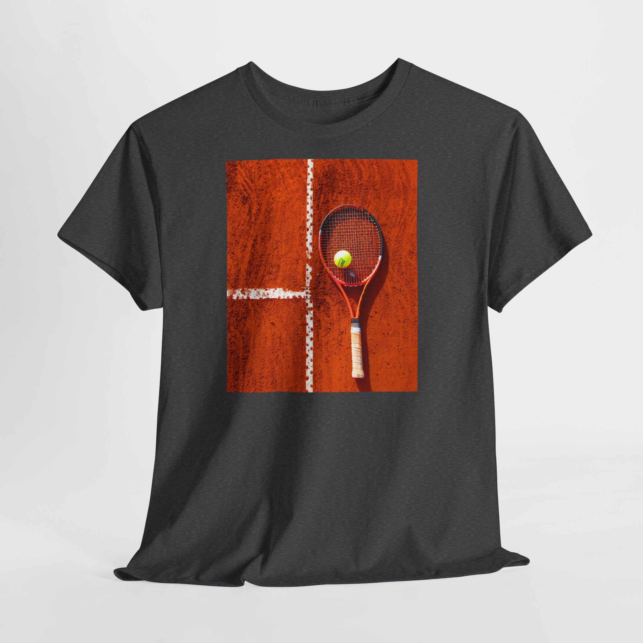 Tennis Racket & Ball T‑Shirt - Heat Mess