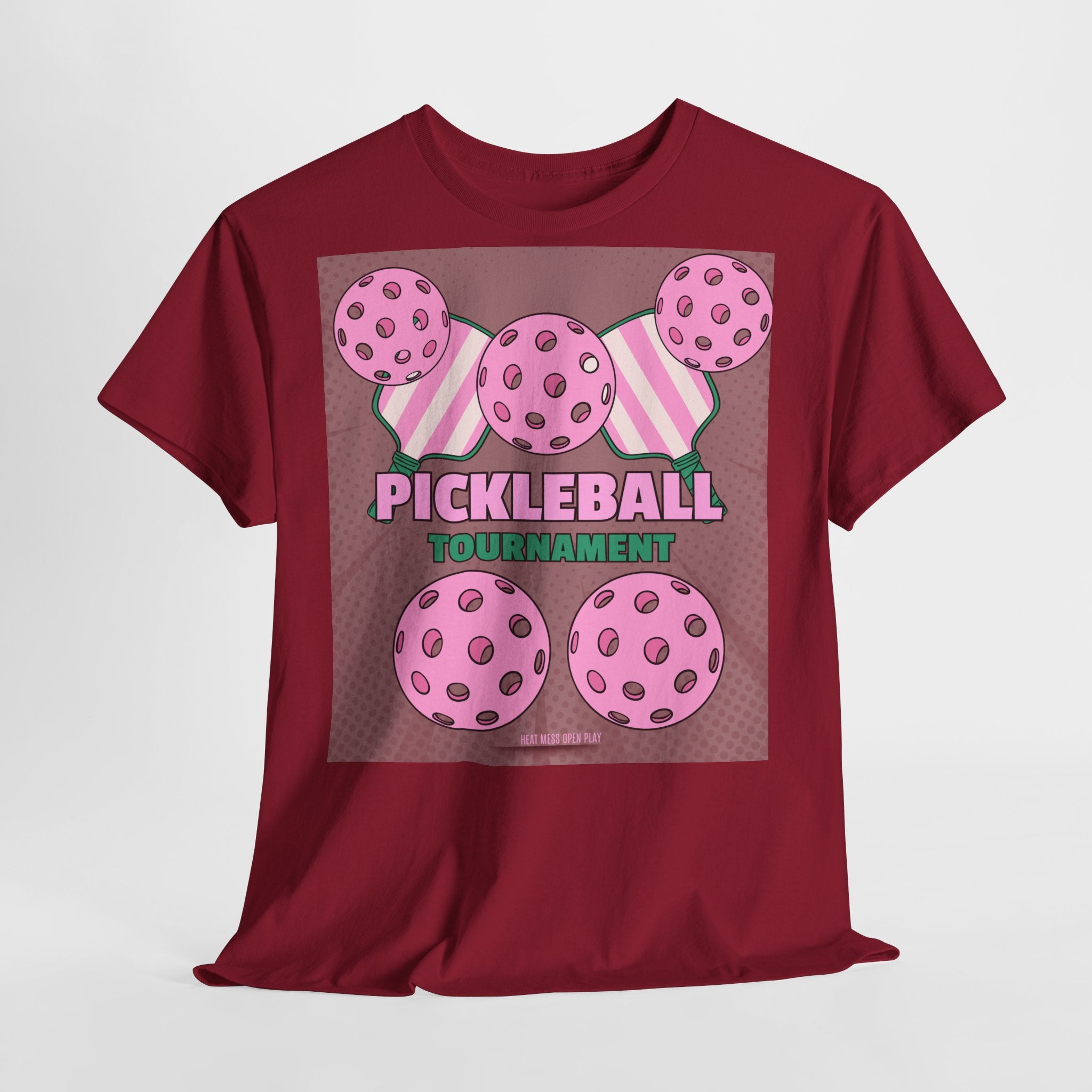 Pickleball Tournament T-Shirt - Heat Mess