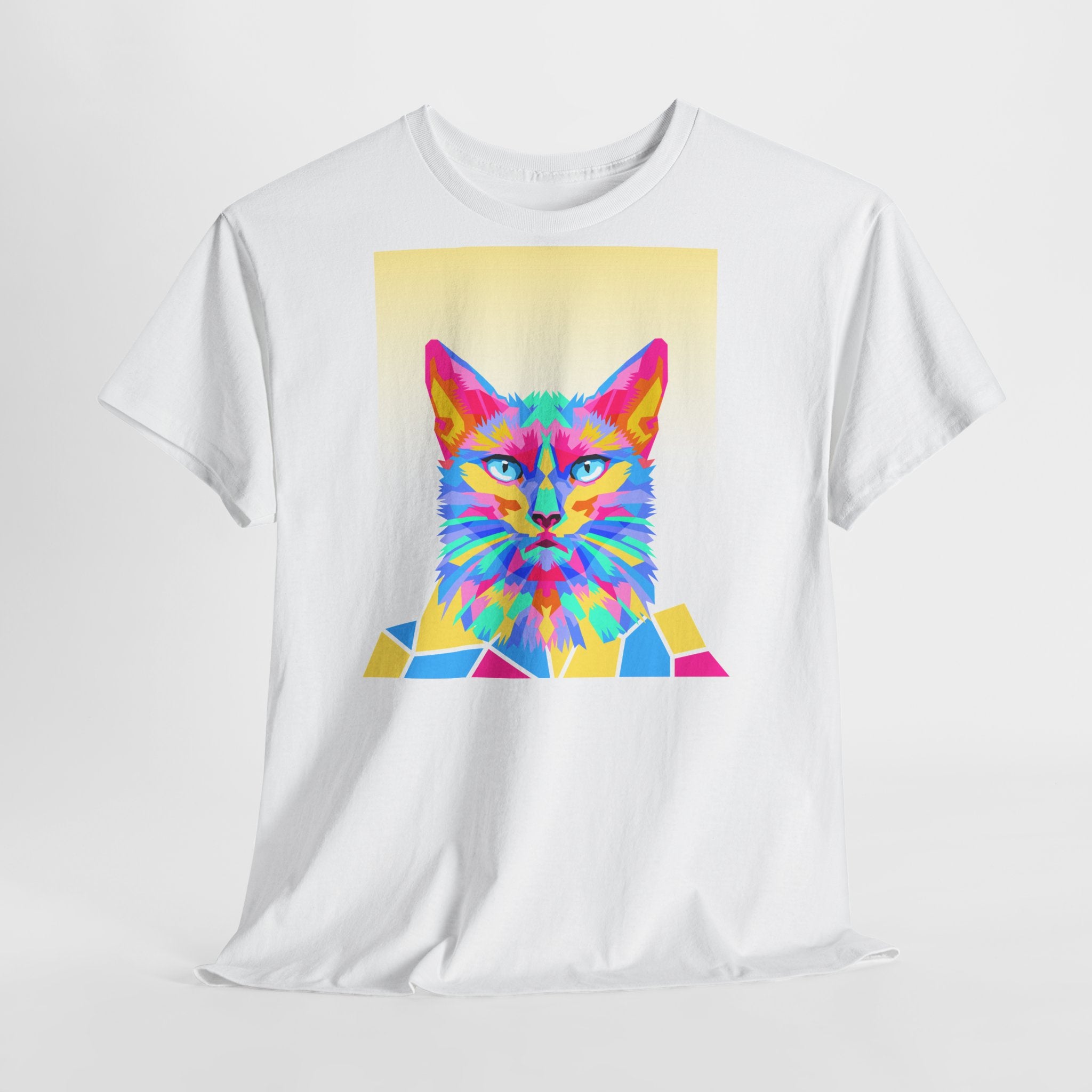 Pop Art Cat T-Shirt - Heat Mess