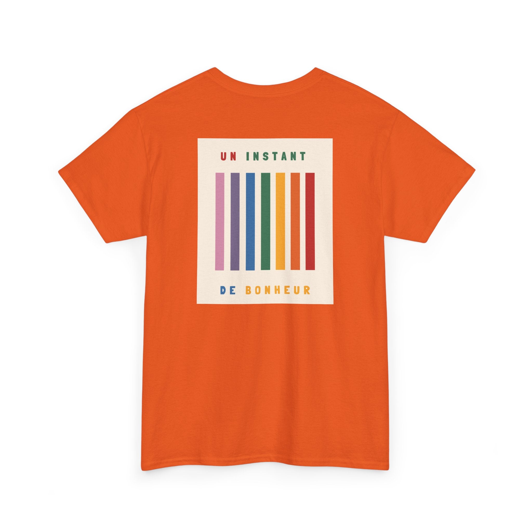 "Un Instant de Bonheur" Back T-Shirt - Heat Mess