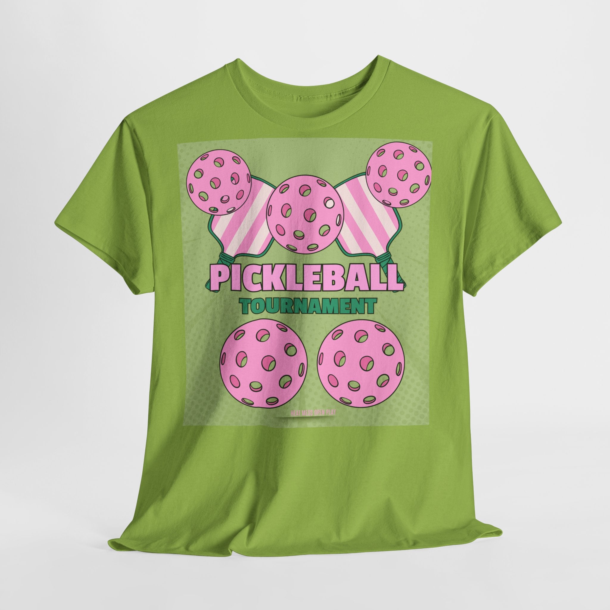Pickleball Tournament T-Shirt - Heat Mess