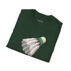 Badminton Shuttlecock T-Shirt - Heat Mess