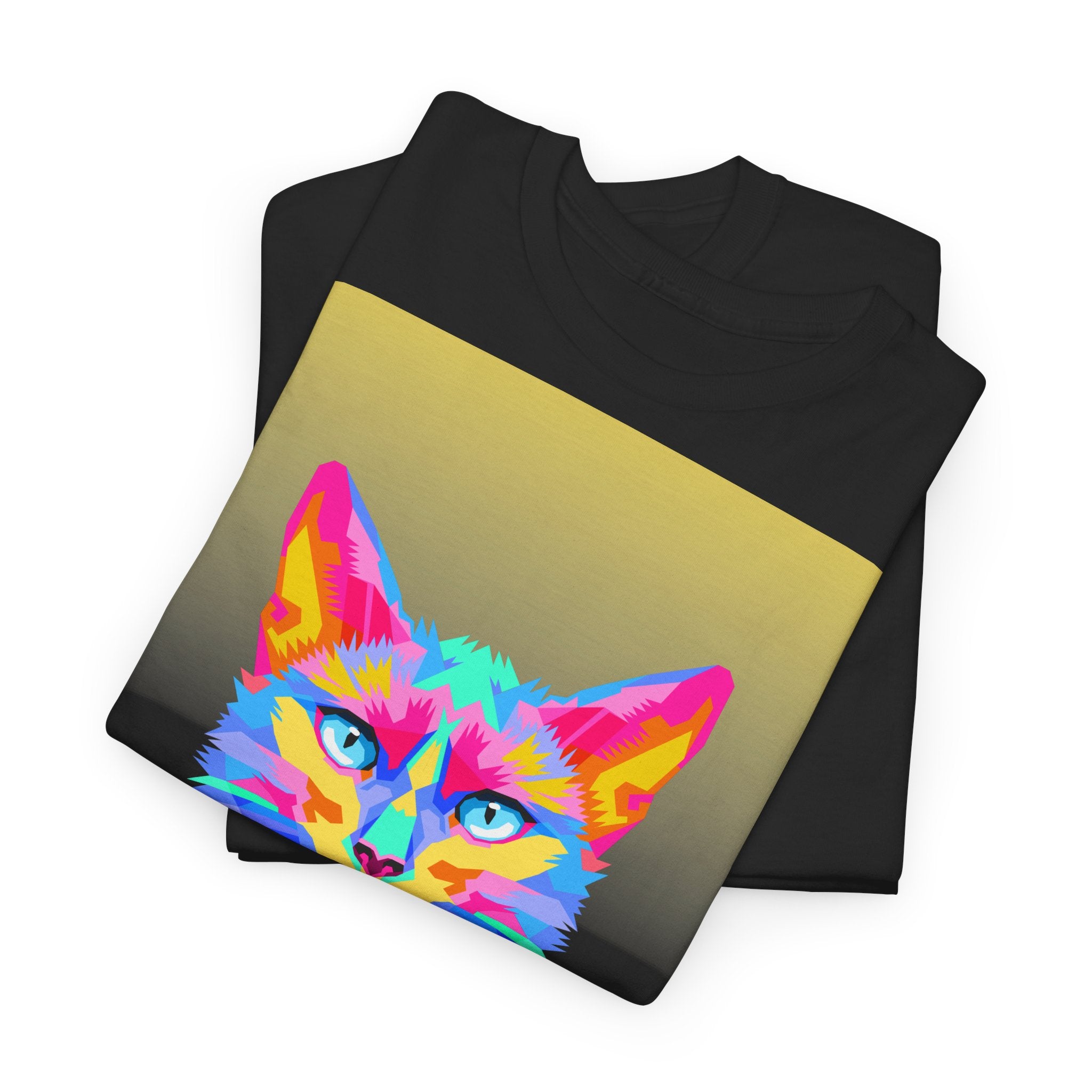 Pop Art Cat T-Shirt - Heat Mess