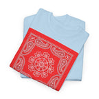 Red Bandana Square T-Shirt - Heat Mess