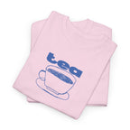 Blue Tea Cup T-Shirt - Heat Mess