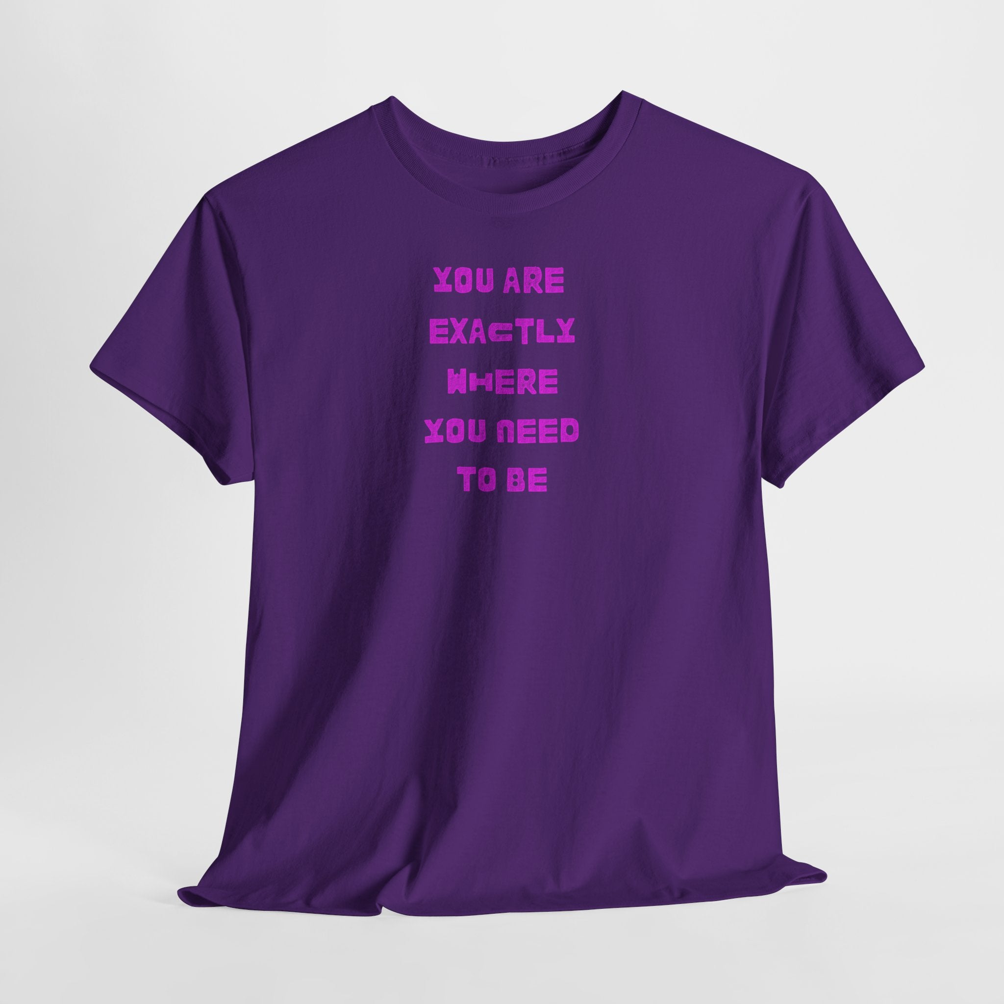 "You Are Exactly Where You Need to Be" T-Shirt