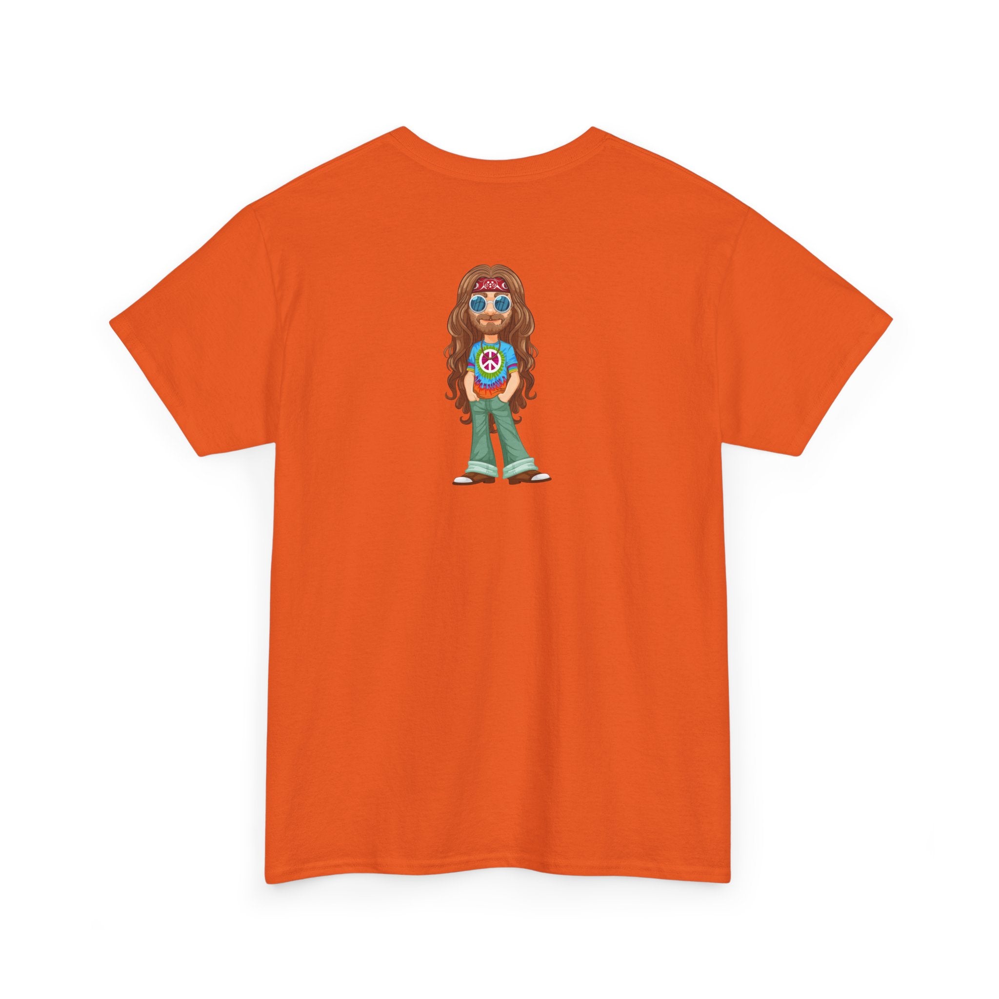Tie-Dye Hippie Character T-Shirt - Heat Mess