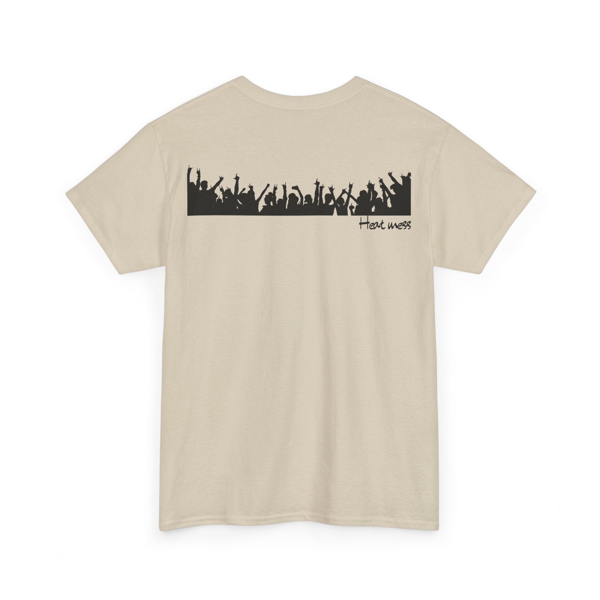 Concert Crowd Silhouette T‑Shirt - Heat Mess