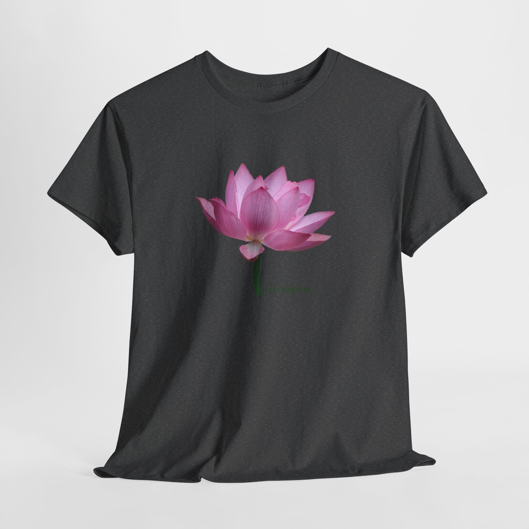 Pink Lotus Floral T-Shirt - Heat Mess