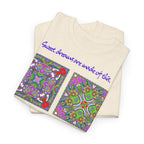 Patchwork "Sweet dreams are made of this" T-Shirt - Heat Mess