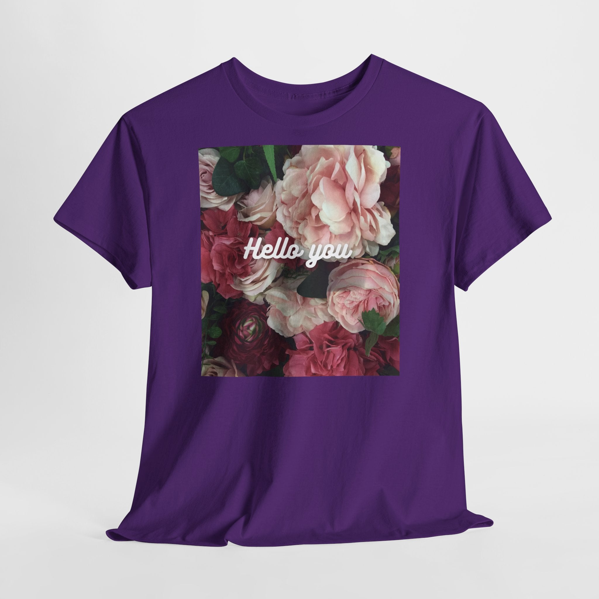 Floral "Hello You" T-Shirt