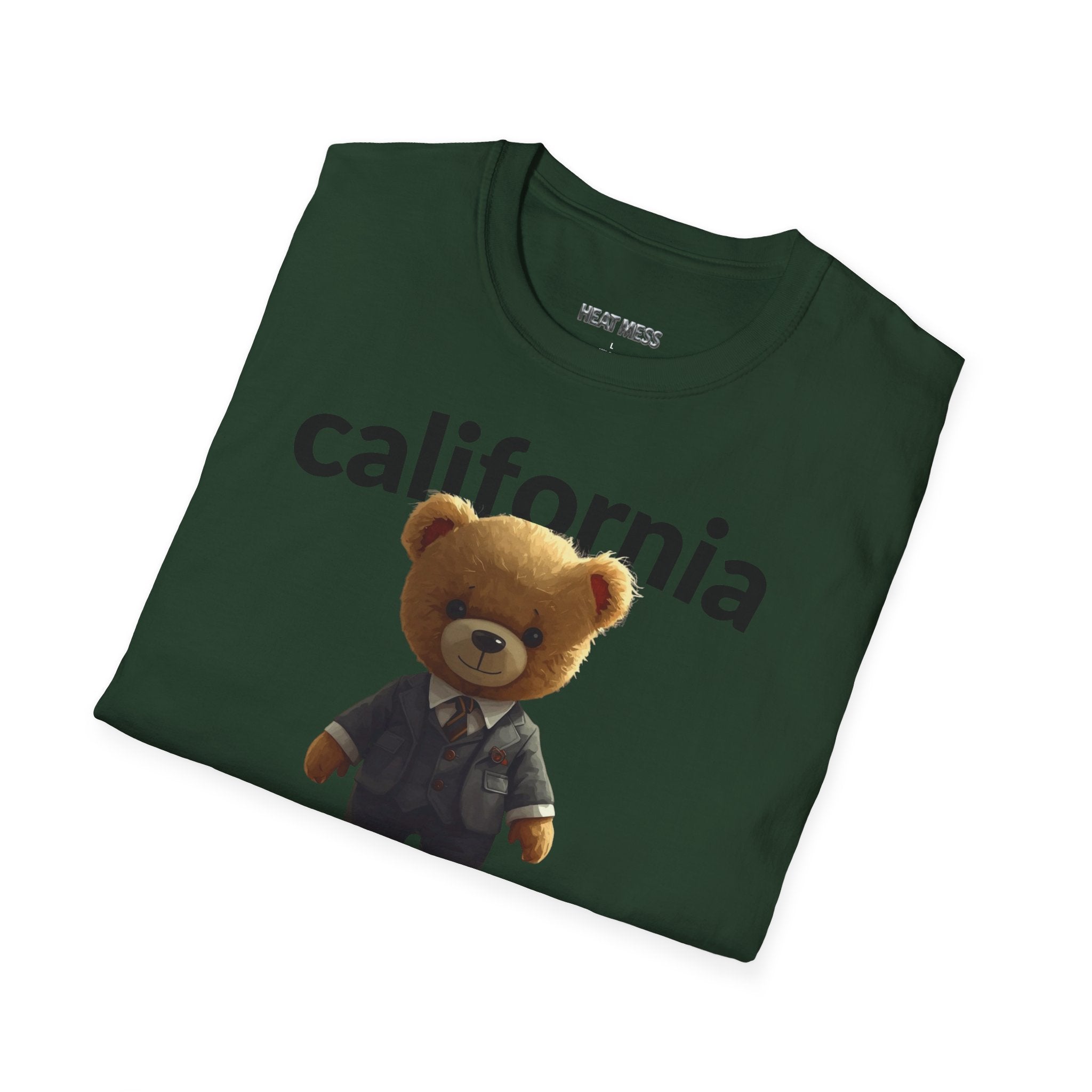 California Teddy Bear T‑Shirt - Heat Mess