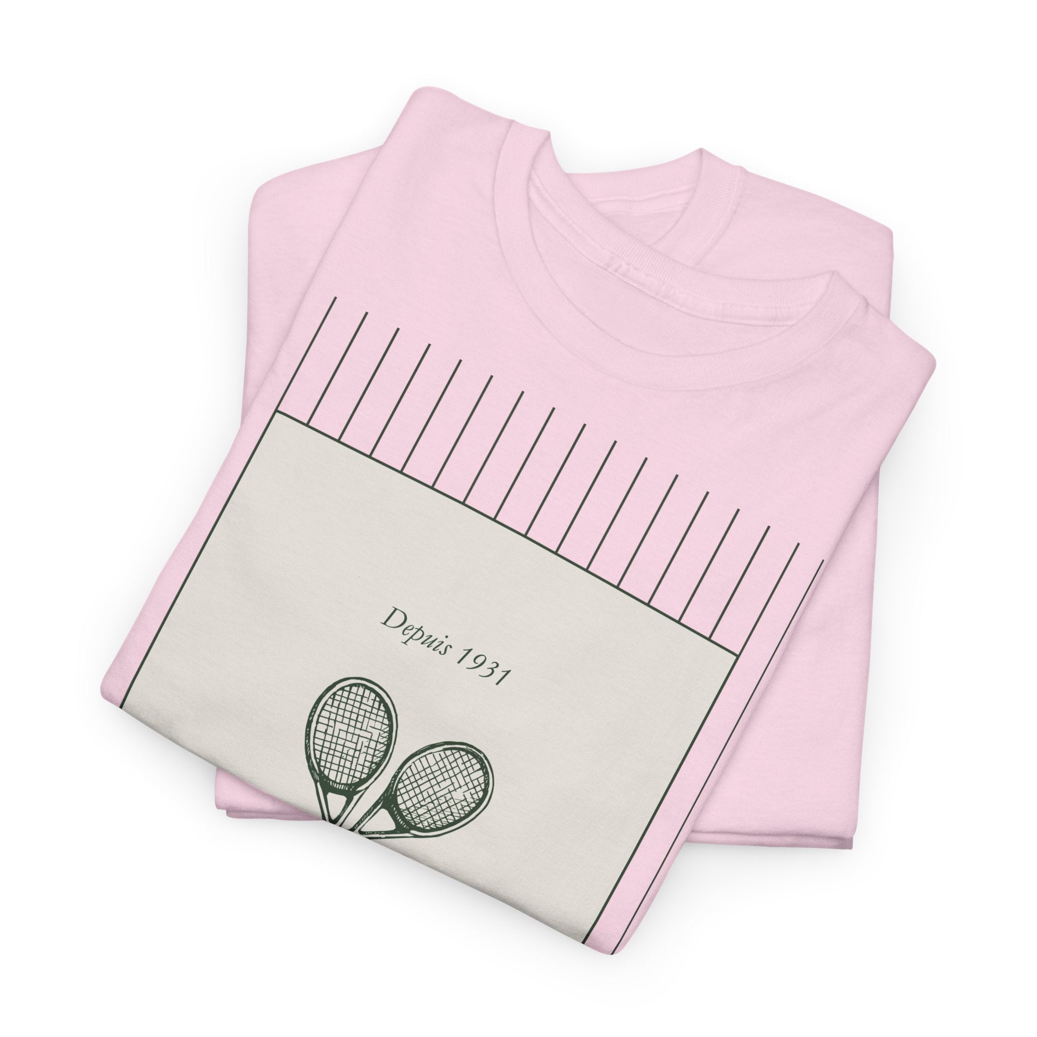 Tennis Club Racket T-Shirt - Heat Mess