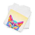 Pop Art Cat T-Shirt - Heat Mess