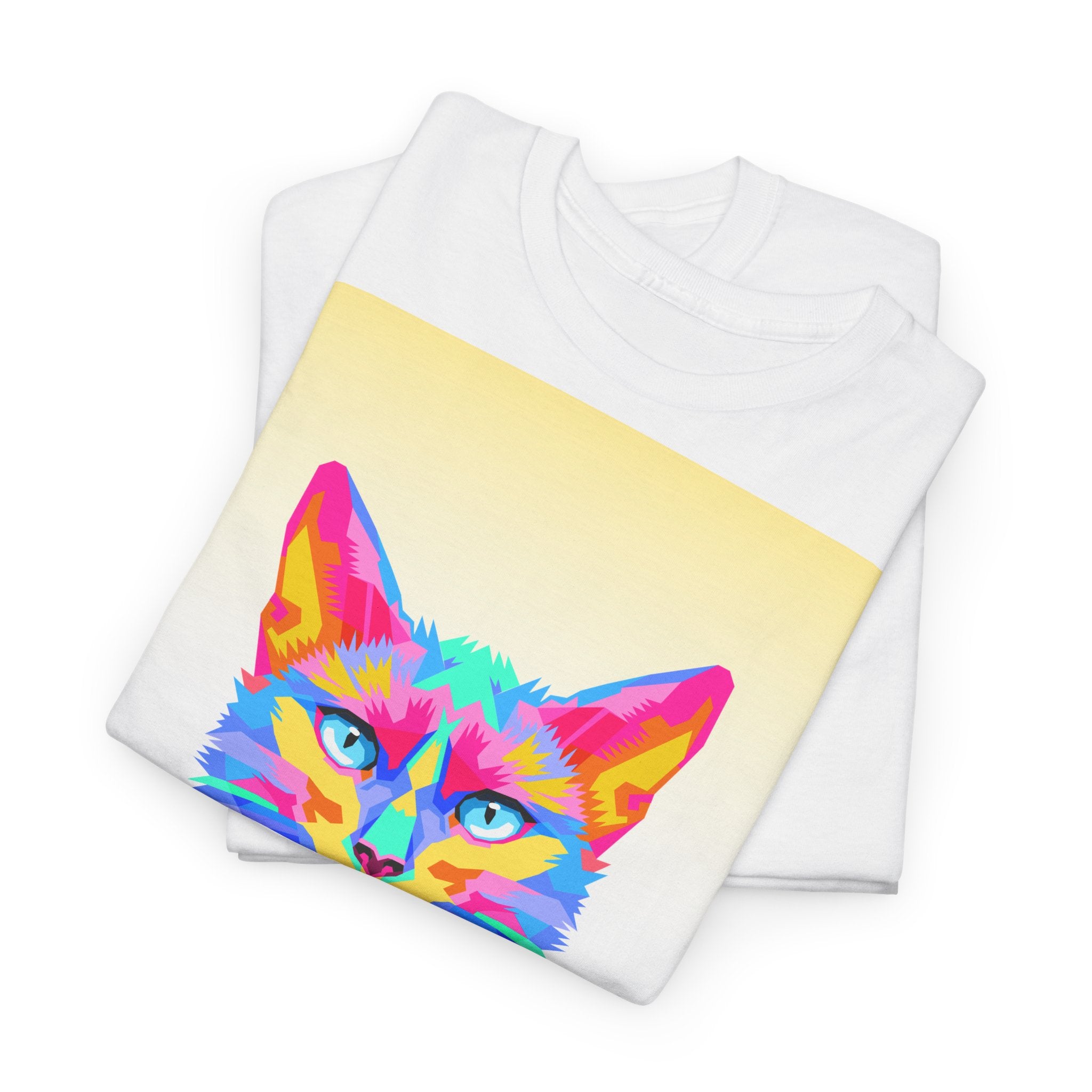 Pop Art Cat T-Shirt - Heat Mess