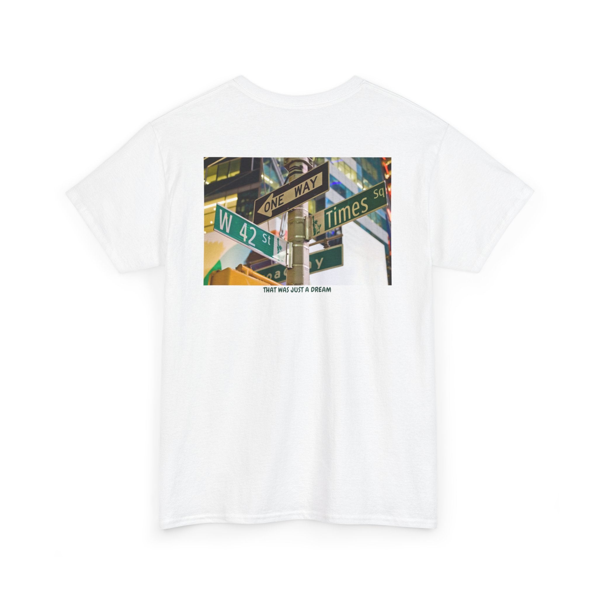 New York Times Square Street Sign T-Shirt - Heat Mess