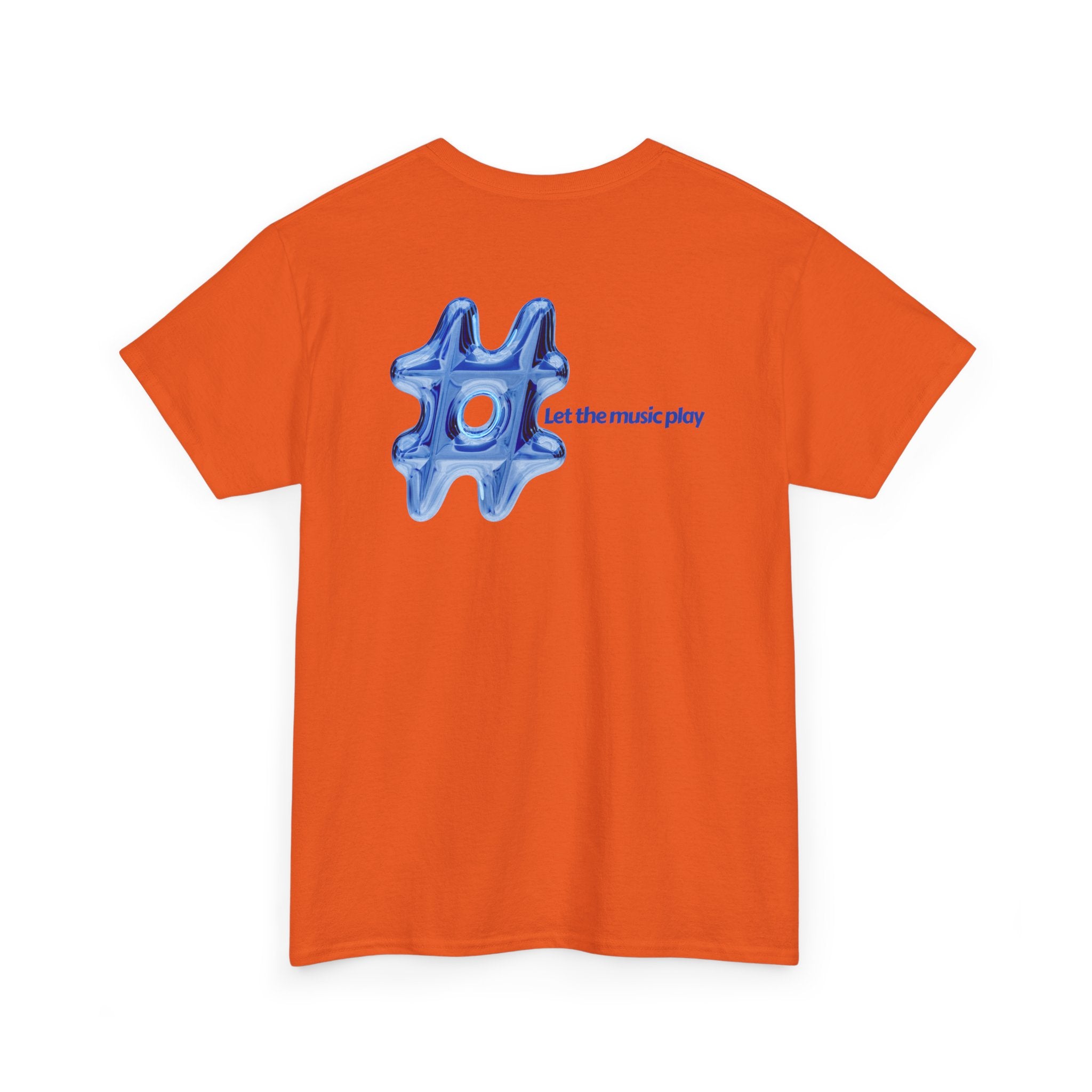 Hashtag Music "Let the music play" T-Shirt - Heat Mess