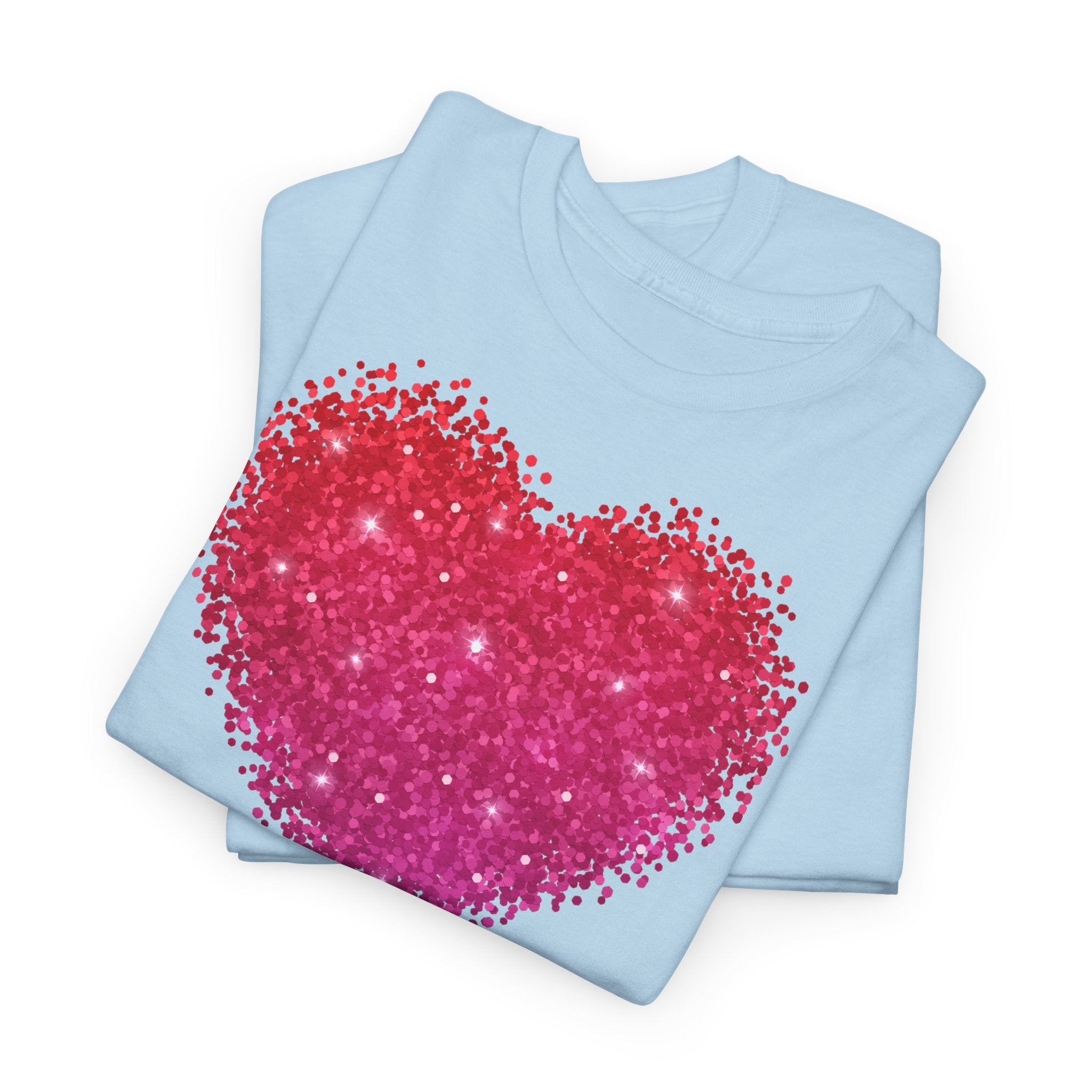 Love Sparkling Heart T‑Shirt - Heat Mess