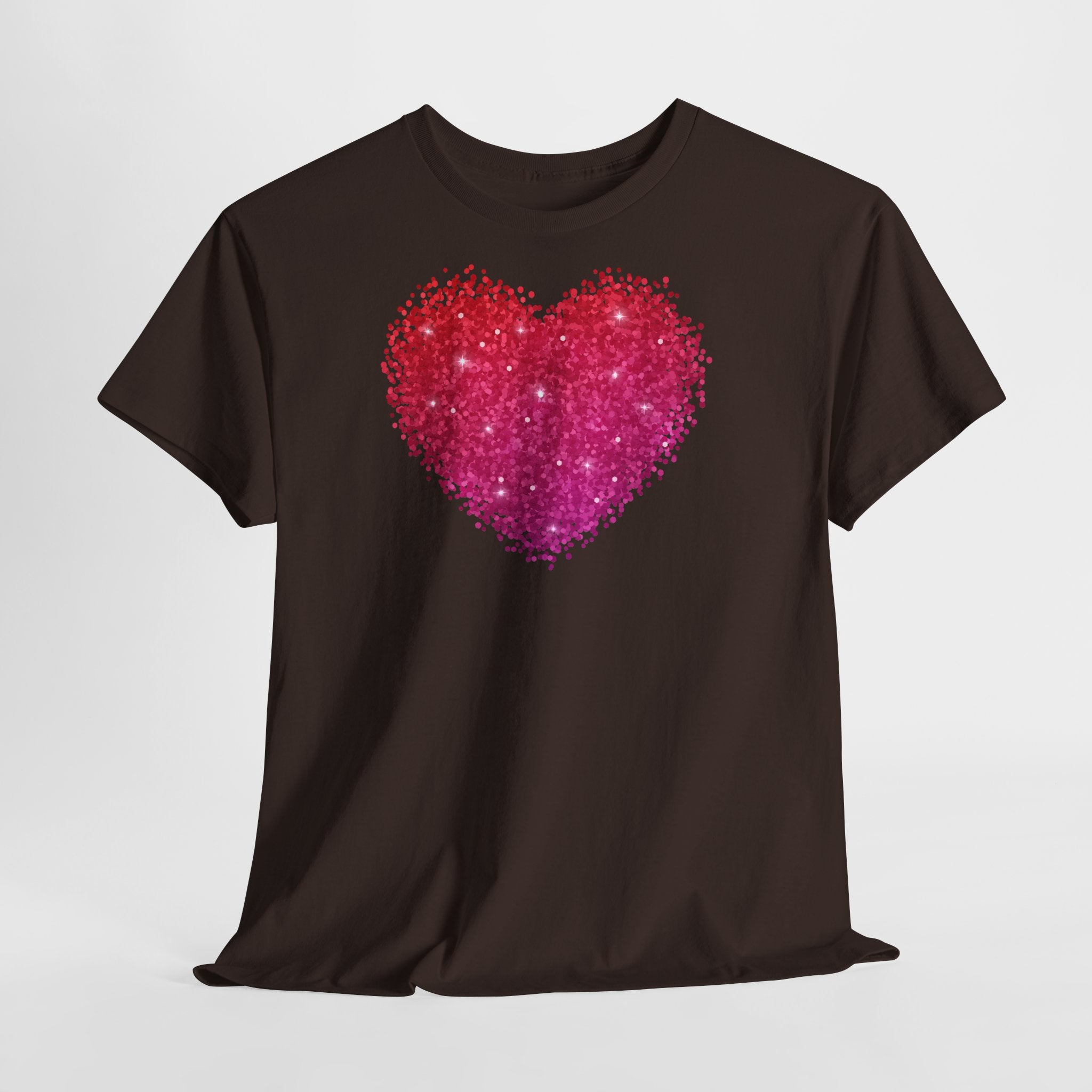 Love Sparkling Heart T‑Shirt - Heat Mess
