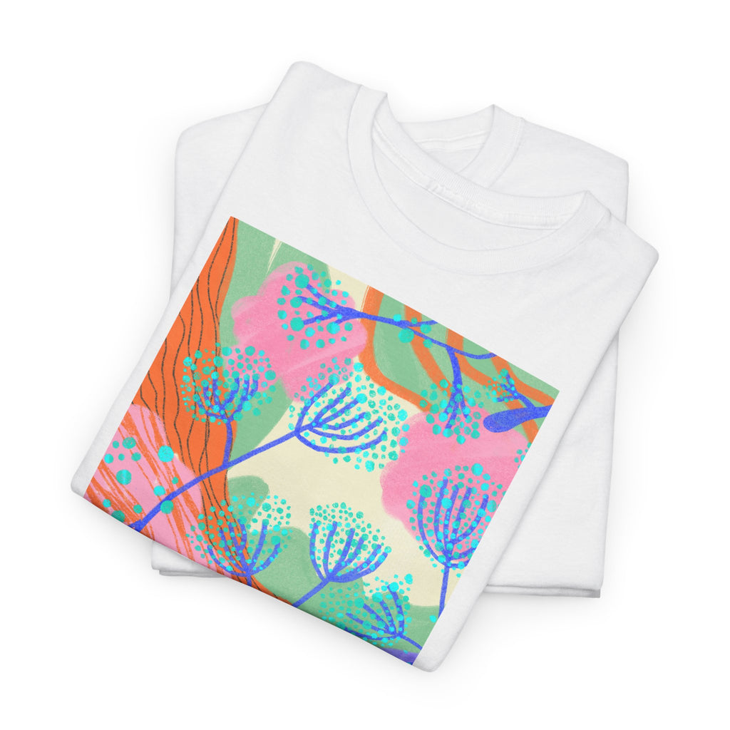 Floral Pastel Abstract T-Shirt - Heat Mess