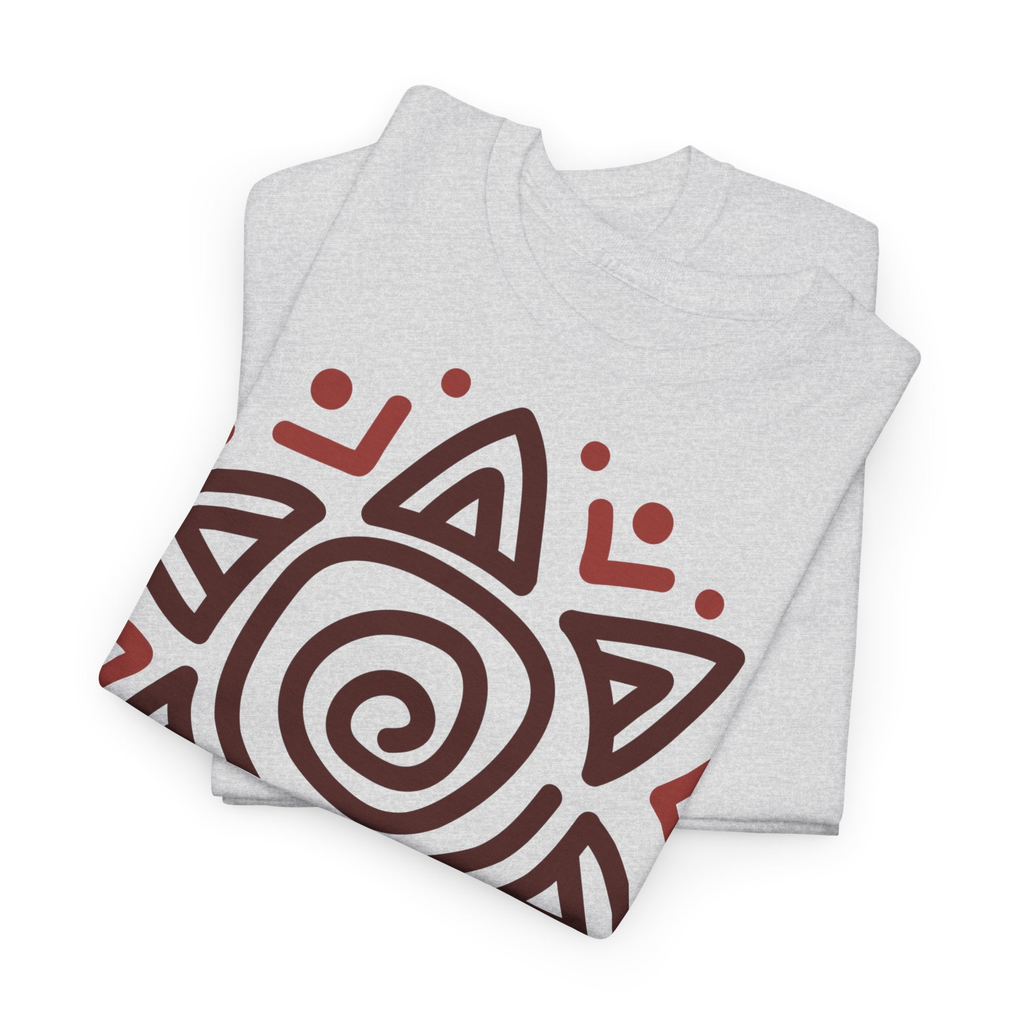 Sun Spiral Boho Tribal Sun T-Shirt - Heat Mess