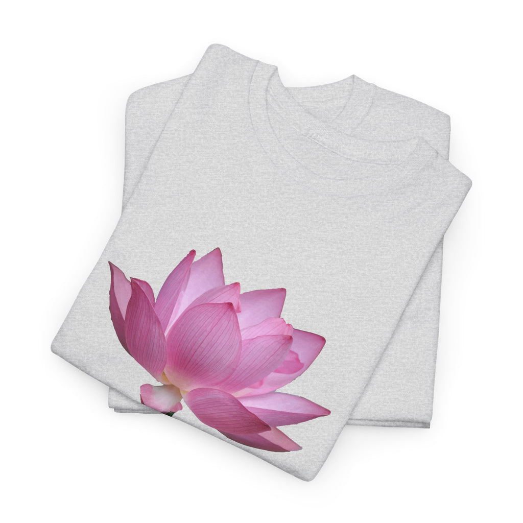 Pink Lotus Floral T-Shirt - Heat Mess