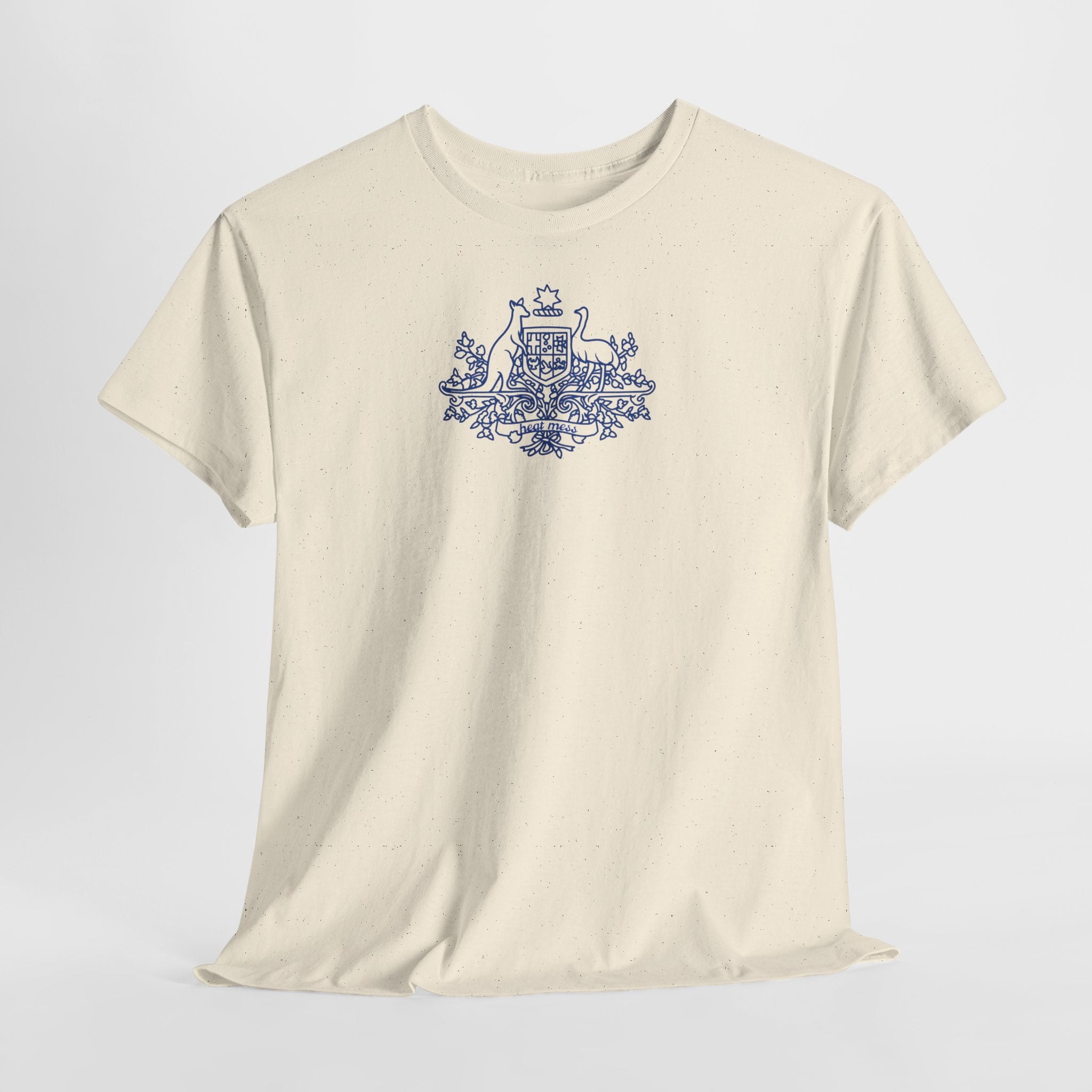 Scenic Cottage Blue Toile T-Shirt - Heat Mess