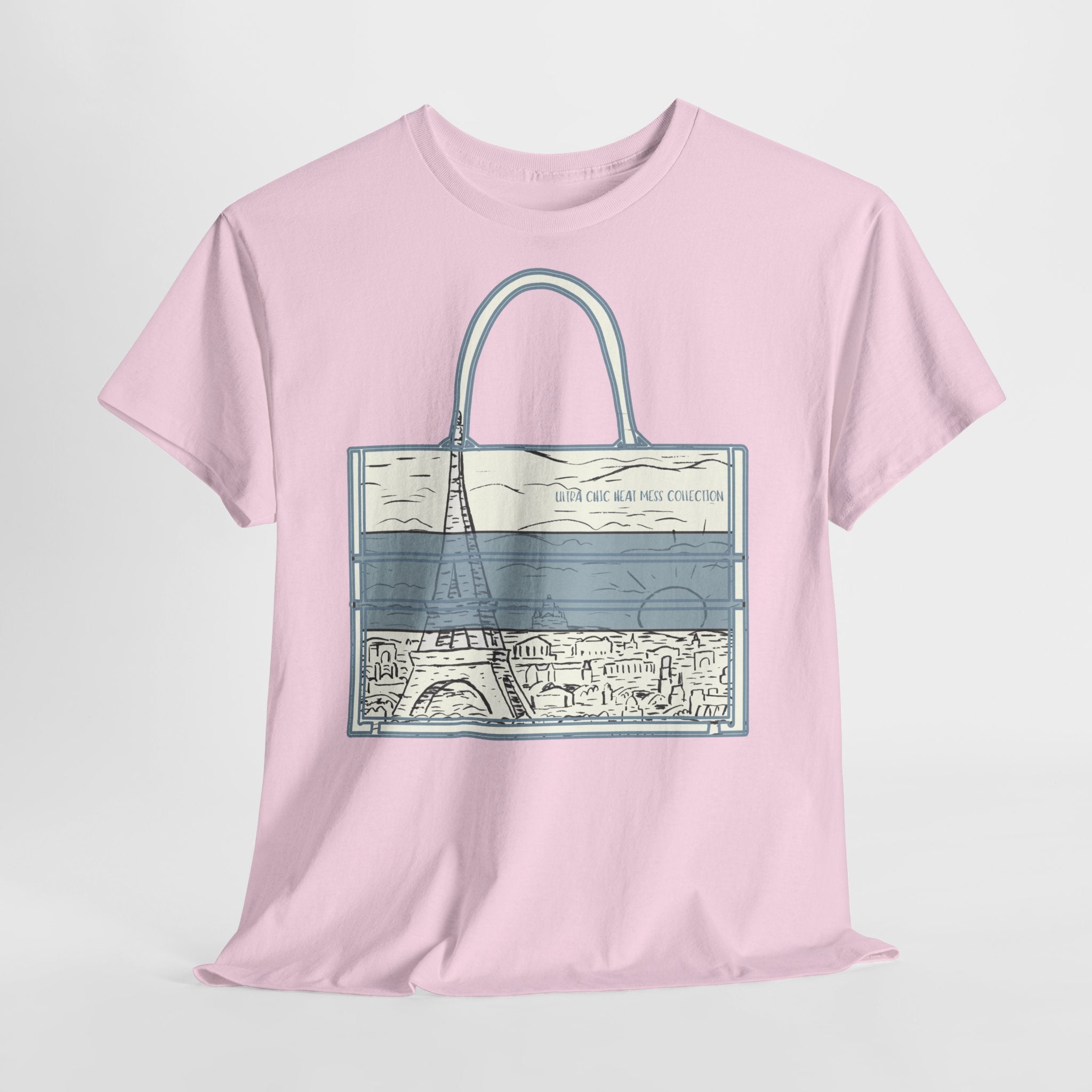 Paris Tote Eiffel Bag T-Shirt - Heat Mess