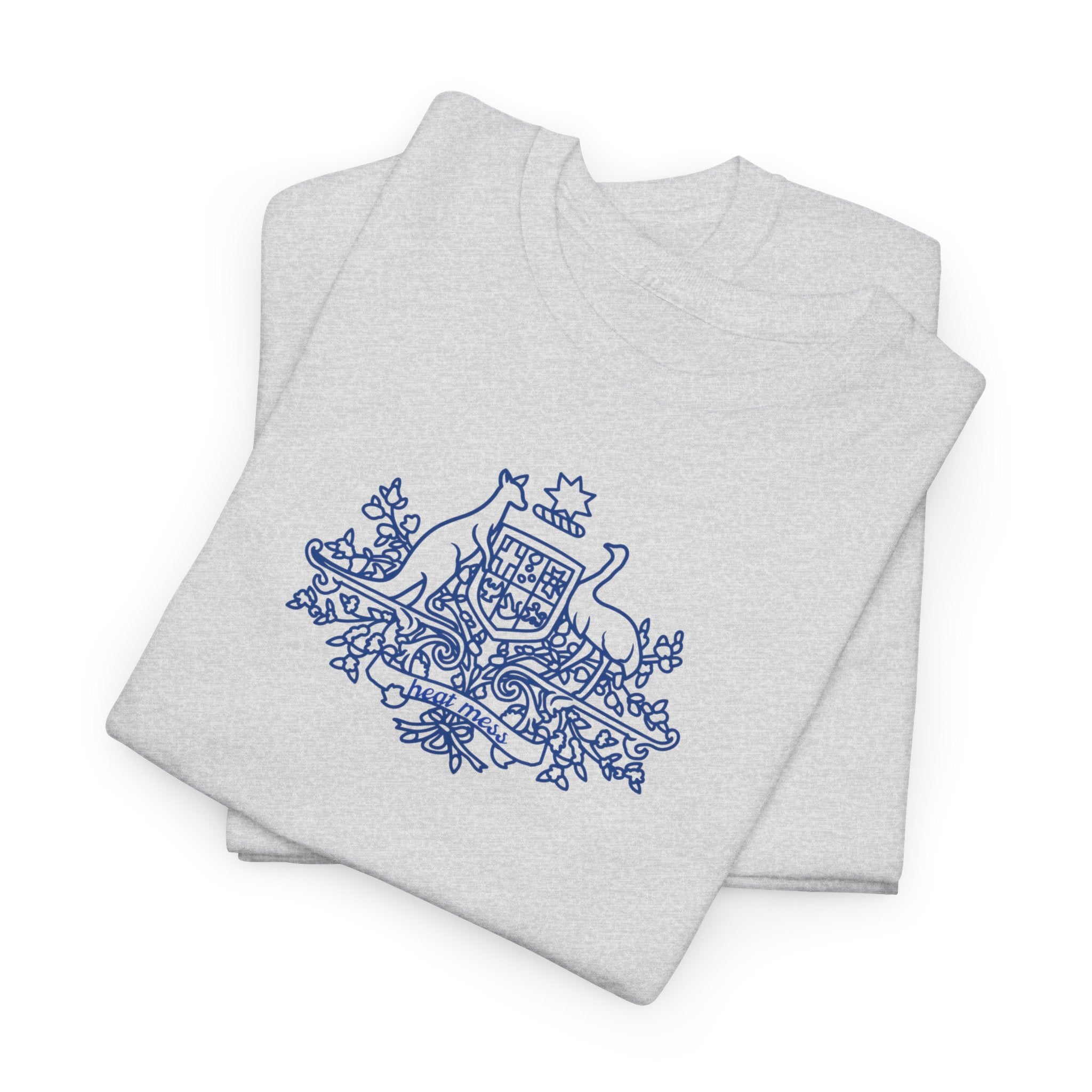 Scenic Cottage Blue Toile T-Shirt - Heat Mess