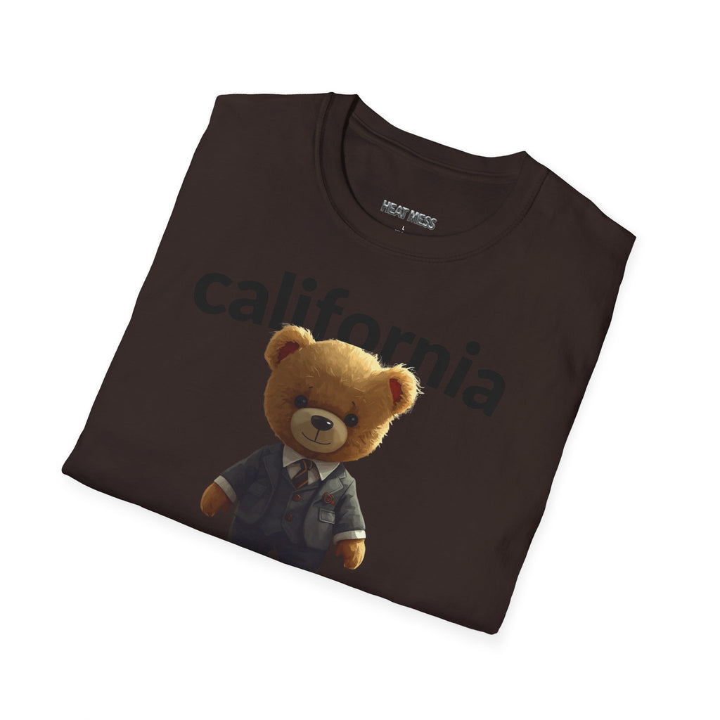 California Teddy Bear T‑Shirt - Heat Mess