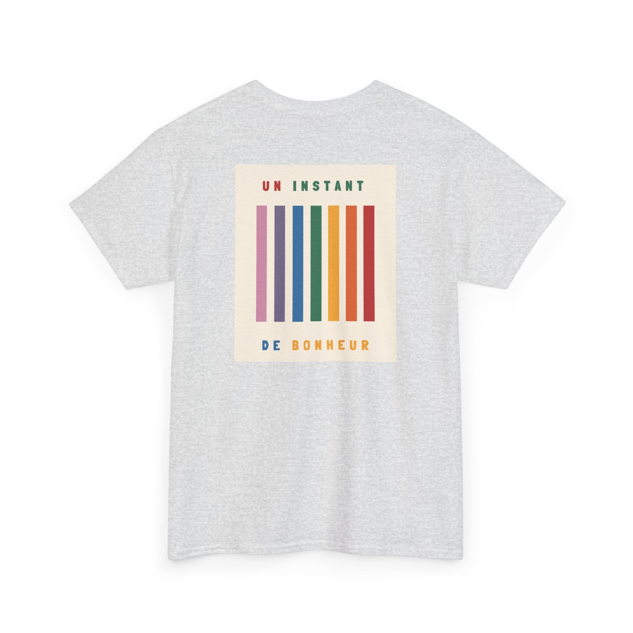 "Un Instant de Bonheur" Back T-Shirt - Heat Mess