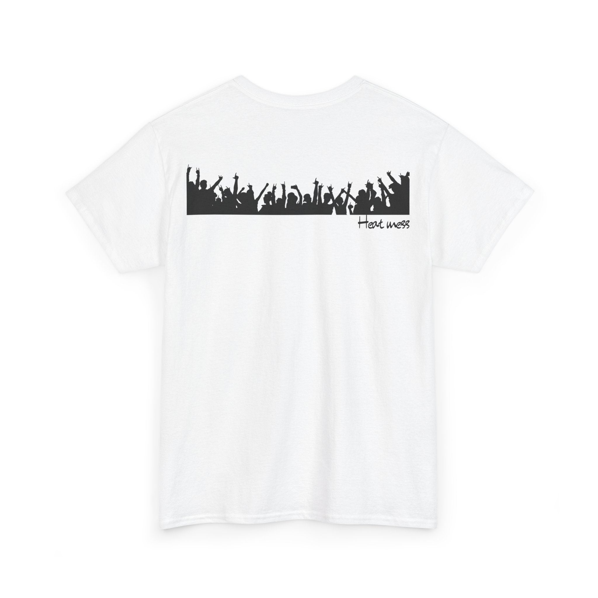 Concert Crowd Silhouette T‑Shirt - Heat Mess