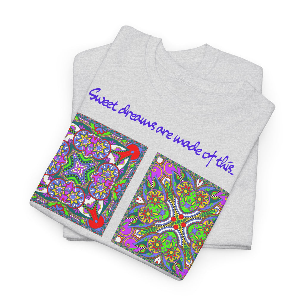 Patchwork "Sweet dreams are made of this" T-Shirt - Heat Mess