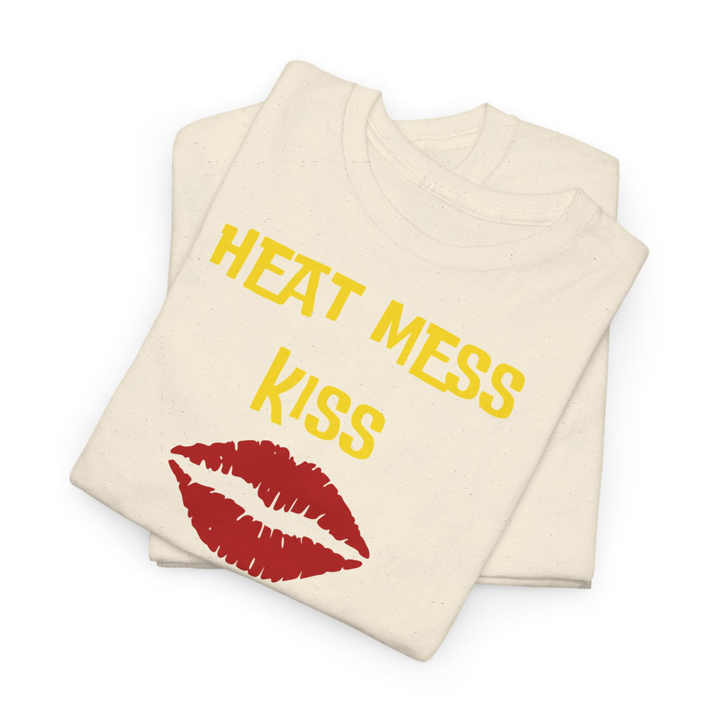 "Heat Mess Kiss" Graphic T-Shirt - Heat Mess