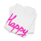 Happy Script T‑Shirt - Heat Mess