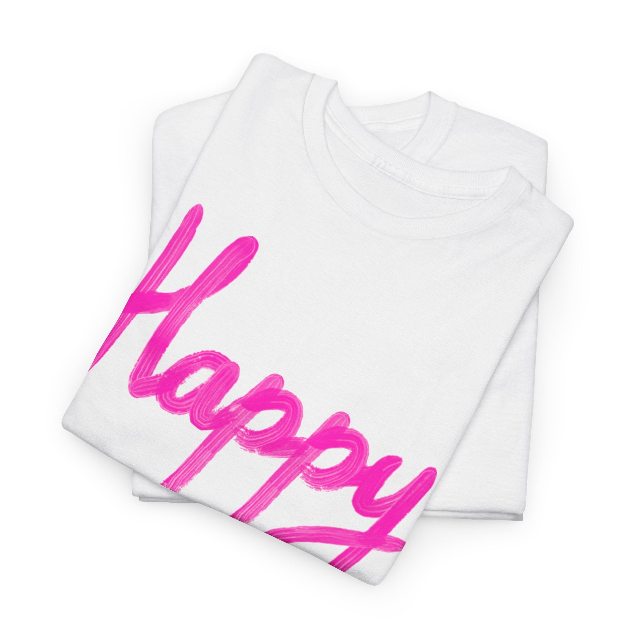 Happy Script T‑Shirt - Heat Mess