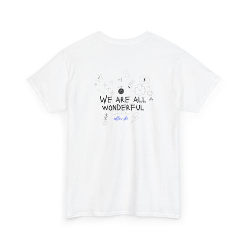 "We Are All Wonderful" Positive Message T-Shirt - Heat Mess