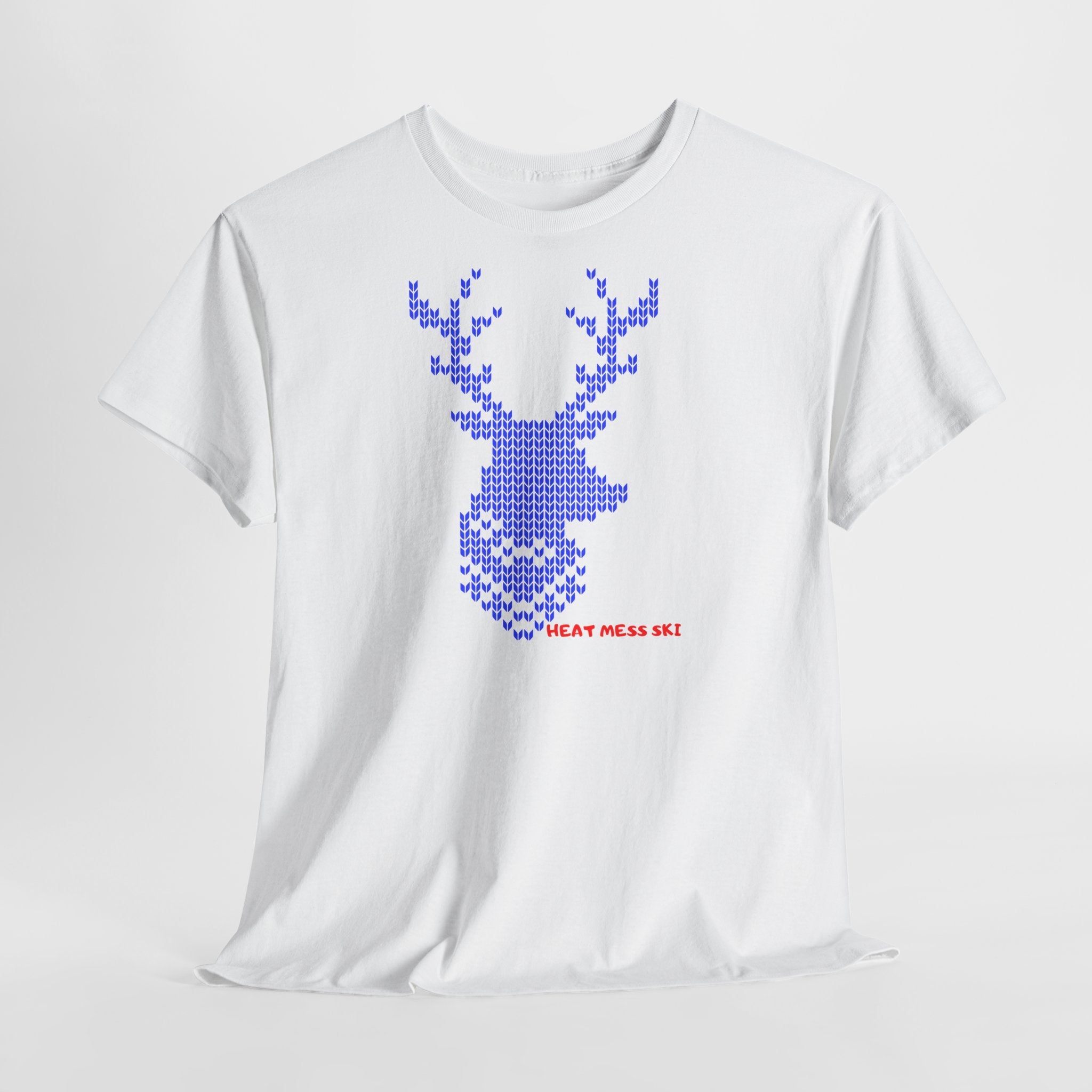 Reindeer Ski T-Shirt - Heat Mess