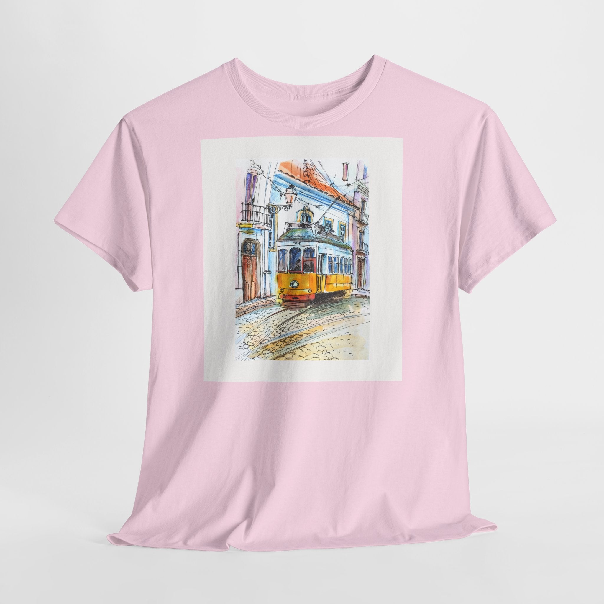 Lisbon Cable Car T-Shirt - Heat Mess