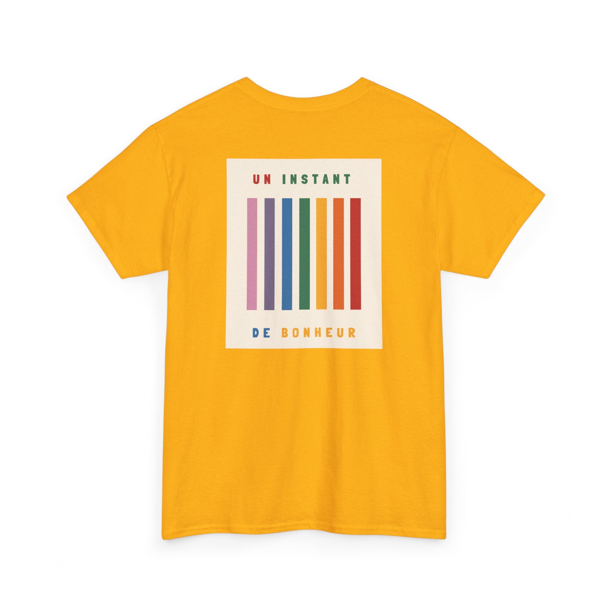 "Un Instant de Bonheur" Back T-Shirt - Heat Mess